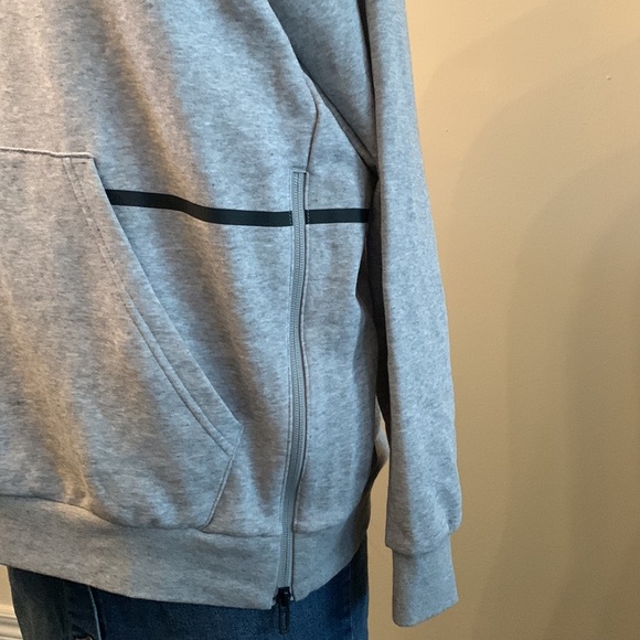 Adidas new sweatshirt,grey, long sleeve with side zipper - Picture 2 of 4